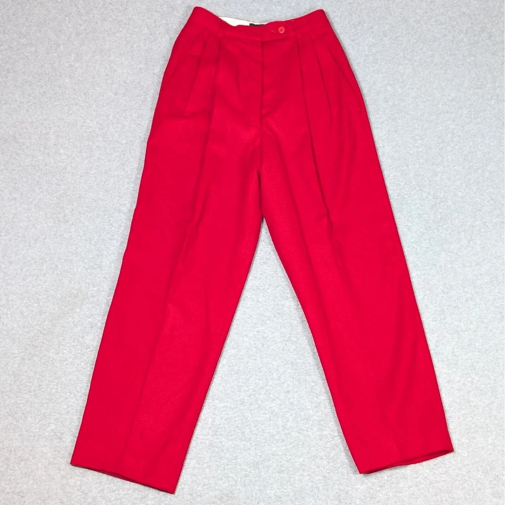 Vintage Michael Kors Compagnia Pants Womens Size 4 Pleated Tapered Made in Italy